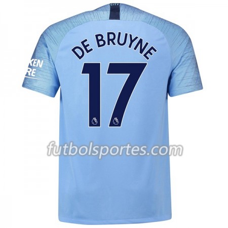 Camisetas Manchester City De Bruyne 17 Primera Equipacion 2018/2019